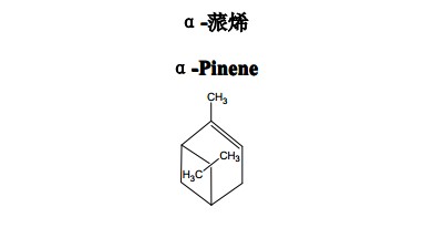 α-蒎烯中药化学对照品分子结构图