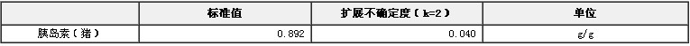 胰岛素（猪）成分标准物质