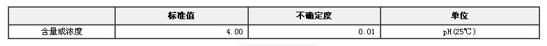 邻苯二甲酸氢钾pH标准物质