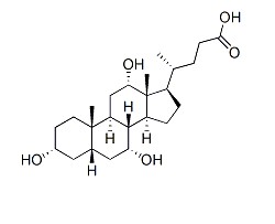 胆酸对照品分子结构图