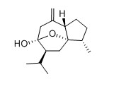 莪术醇对照品分子结构图