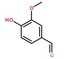 香草醛CAS号：121-33-5分子结构图