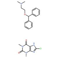 茶苯海明分子结构图