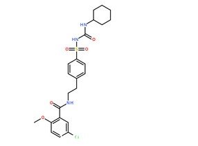 格列本脲分子结构图