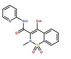 吡罗昔康分子结构图