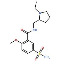 舒必利分子结构图