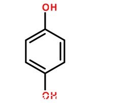 对苯二酚分子结构图