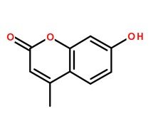 羟甲香豆素分子结构图