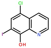 氯碘羟喹分子结构图