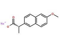 荼普生钠分子结构图