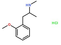 盐酸甲氧那明分子结构图