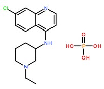 磷酸氯喹分子结构图