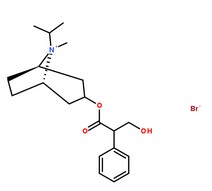 异丙托溴铵分子结构图