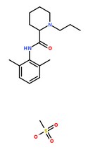 甲磺酸罗哌卡因分子结构图