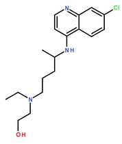 硫酸羟氯喹分子结构图