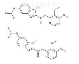 泮托拉唑钠半水合物D和F杂质混合