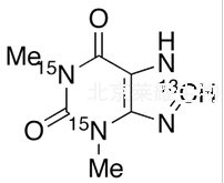 茶碱-1,3-15N2,13C标准品