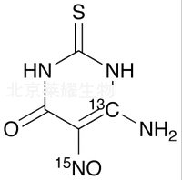 6-Amino-5-nitroso-2-thiouracil-13C,15N