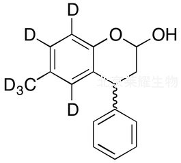 rac-6-Methyl-4-phenyl-2-chromanol-d6