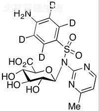 Sulfamerazine N1-Glucuronide-d4