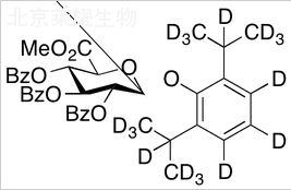 2’,3’,4’-Tri-O-benzoyl Propofol-d17 β-D-Glucuronide Methyl Ester