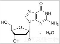 1'-脱氧鸟苷一水合物-1'-D