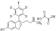 N-Desmethyl Citalopram-d4 Oxalate