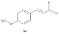 3-羟基-4-甲氧基肉桂酸标准品