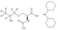 N-Acetyl-S-(2-hydroxypropyl)Cysteine-d6 Dicyclohexylammonium Salt