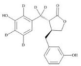 反式-肠内酯-d5（外消旋体）