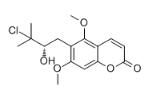 6-(3-Chloro-2-hydroxy-3-methylbutyl)-5,7-dimethoxycoumarin