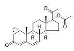 17-Hydroxy-1a,2a-methylenepregna-4,6-diene-3,20-dione acetate