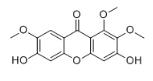 3,6-二羟基-1,2,7-三甲氧基呫吨酮标准品
