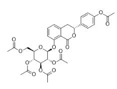 (3R)-绣球酚 8-O-葡萄糖甙五乙酸酯对照品标准品