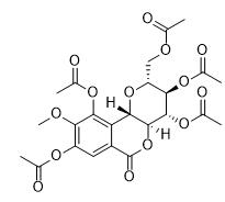 岩白菜素五乙酰酯标准品