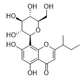 8-葡糖基-5,7-二羟基-2-（1-甲基丙基）色酮标准品