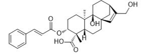 3α-Cinnamoyloxy-9β,17-dihydroxy-ent-kaur-15-en-19-oic acid标准品