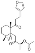 8-乙酰氧基-15,16-环氧-8,9-癸二酸-13（16），14-二烯-7,9-二酮标准品