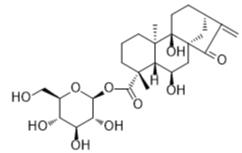 ent-6α,9α-Dihydroxy-15-oxokaur-16-en-19-oic acid β-D-glucopyranosyl ester标准品