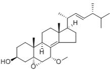 7α-甲氧基-5α，6α-环氧麦角甾-8（14），22-二烯-3β-醇标准品